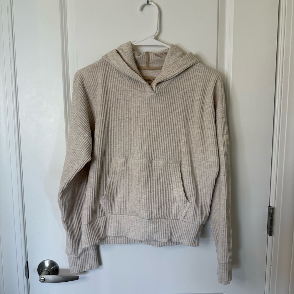 Abercrombie Kids Girls Ribbed Hoodie